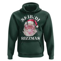 Skibidi Rizzmas Christmas Hoodie Rizz Santa Pink Bubble Gum Funny Xmas Gen Alpha Girl Kids