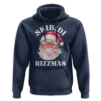 Skibidi Rizzmas Christmas Hoodie Rizz Santa Pink Bubble Gum Funny Xmas Gen Alpha Girl Kids
