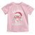 Skibidi Rizzmas Christmas Toddler T Shirt Rizz Santa Pink Bubble Gum Funny Xmas Gen Alpha Girl Kids