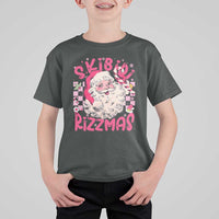 Skibidi Rizzmas Christmas T Shirt For Kid Rizz Santa Groovy Funny Xmas Gen Alpha Girl Kids - Wonder Print Shop
