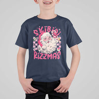 Skibidi Rizzmas Christmas T Shirt For Kid Rizz Santa Groovy Funny Xmas Gen Alpha Girl Kids - Wonder Print Shop