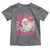 SKIBIDI Rizzmas Santa Toddler T Shirt Rizz Santa Pink Groovy Funny Xmas Gen Alpha Girl Kids