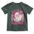 SKIBIDI Rizzmas Santa Toddler T Shirt Rizz Santa Pink Groovy Funny Xmas Gen Alpha Girl Kids
