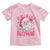 SKIBIDI Rizzmas Santa Toddler T Shirt Rizz Santa Pink Groovy Funny Xmas Gen Alpha Girl Kids