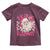 SKIBIDI Rizzmas Santa Toddler T Shirt Rizz Santa Pink Groovy Funny Xmas Gen Alpha Girl Kids