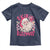 SKIBIDI Rizzmas Santa Toddler T Shirt Rizz Santa Pink Groovy Funny Xmas Gen Alpha Girl Kids