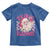 SKIBIDI Rizzmas Santa Toddler T Shirt Rizz Santa Pink Groovy Funny Xmas Gen Alpha Girl Kids