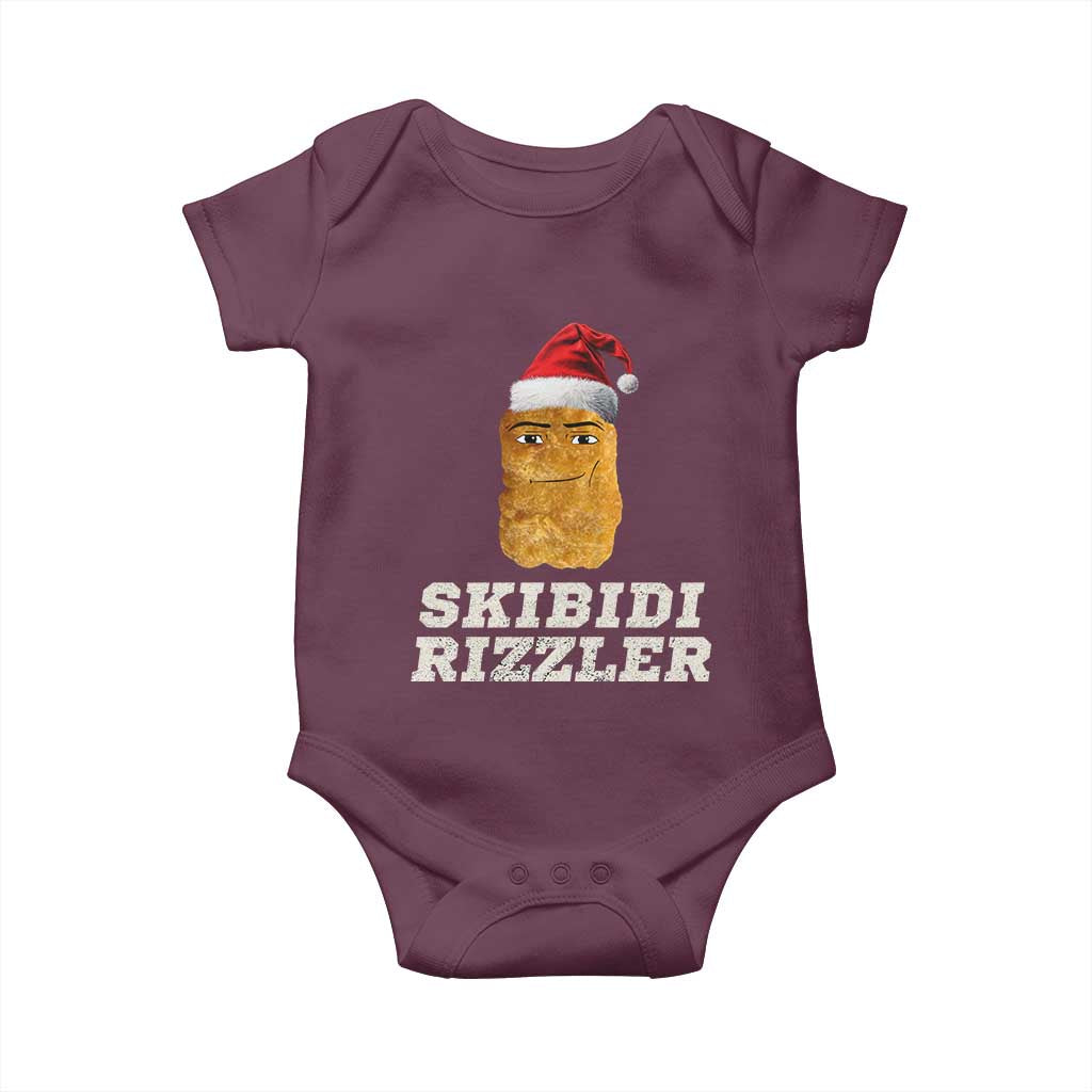 Christmas Skibidi Toilet Rizzler Baby Onesie Meme Funny Memes Brainrot Rizz