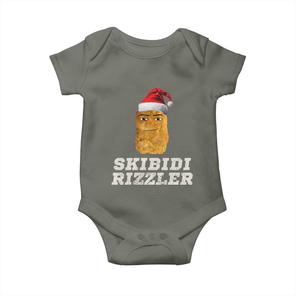Christmas Skibidi Toilet Rizzler Baby Onesie Meme Funny Memes Brainrot Rizz
