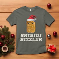 Christmas Skibidi Skibidi Toilet Rizzler T Shirt Meme Funny Memes Brainrot Rizz - Wonder Print Shop