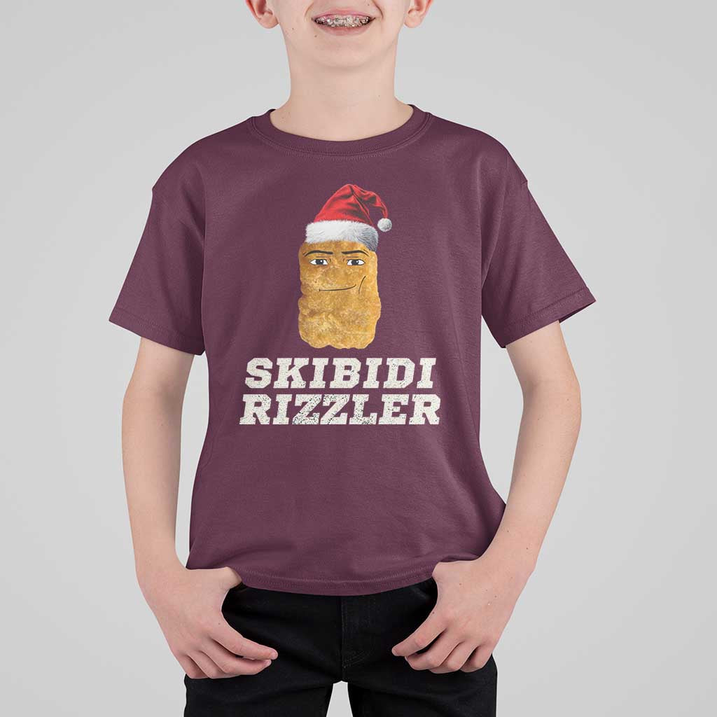 Christmas Skibidi Skibidi Toilet Rizzler T Shirt For Kid Meme Funny Memes Brainrot Rizz - Wonder Print Shop