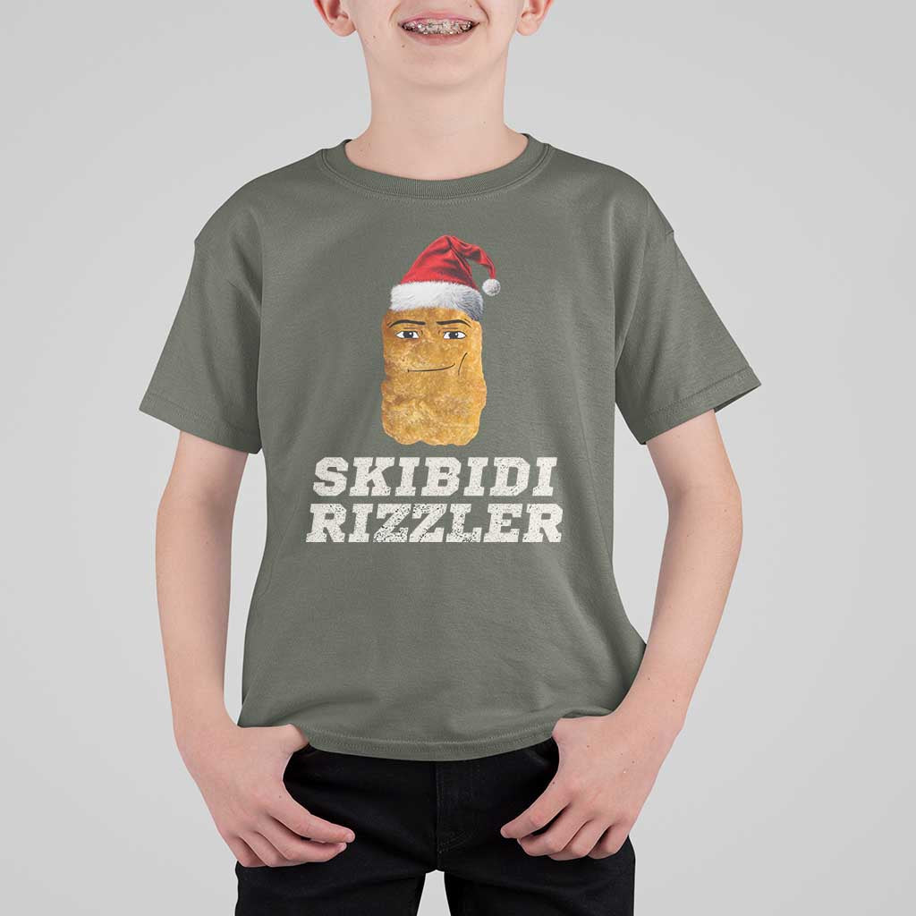 Christmas Skibidi Skibidi Toilet Rizzler T Shirt For Kid Meme Funny Memes Brainrot Rizz - Wonder Print Shop