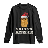 Christmas Skibidi Toilet Rizzler Long Sleeve Shirt Meme Funny Memes Brainrot Rizz