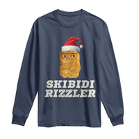 Christmas Skibidi Toilet Rizzler Long Sleeve Shirt Meme Funny Memes Brainrot Rizz