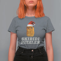 Christmas Skibidi Skibidi Toilet Rizzler T Shirt For Women Meme Funny Memes Brainrot Rizz - Wonder Print Shop