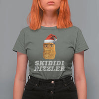 Christmas Skibidi Skibidi Toilet Rizzler T Shirt For Women Meme Funny Memes Brainrot Rizz - Wonder Print Shop