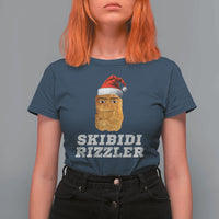 Christmas Skibidi Skibidi Toilet Rizzler T Shirt For Women Meme Funny Memes Brainrot Rizz - Wonder Print Shop