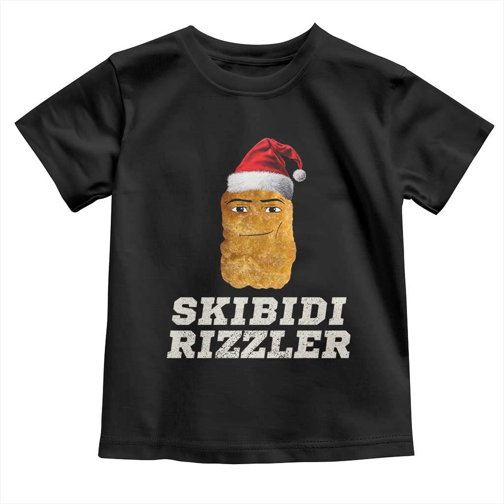 Christmas Skibidi Toilet Rizzler Toddler T Shirt Meme Funny Memes Brainrot Rizz