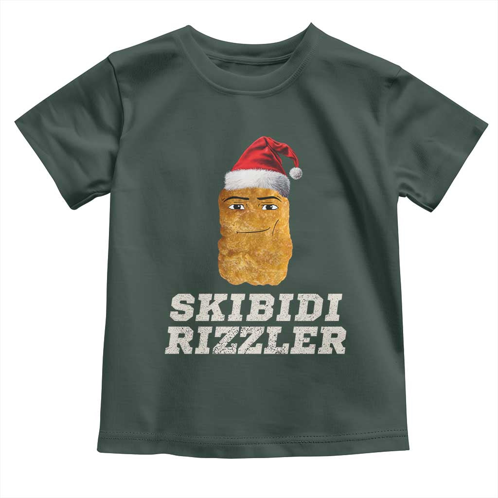 Christmas Skibidi Toilet Rizzler Toddler T Shirt Meme Funny Memes Brainrot Rizz