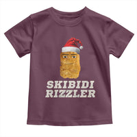 Christmas Skibidi Toilet Rizzler Toddler T Shirt Meme Funny Memes Brainrot Rizz
