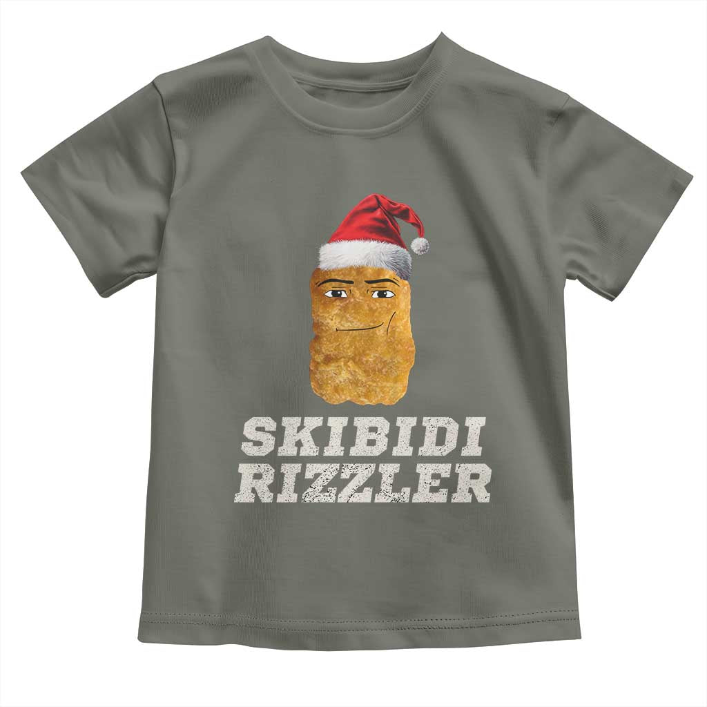 Christmas Skibidi Toilet Rizzler Toddler T Shirt Meme Funny Memes Brainrot Rizz