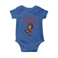 Skibidi Rizzmas Christmas Baby Onesie Rizz Santa Claus Skater Skateboard Skateboarder Kid Cool