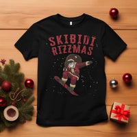 Skibidi Rizzmas Christmas T Shirt Rizz Santa Claus Skater Skateboard Skateboarder Kid Cool - Wonder Print Shop