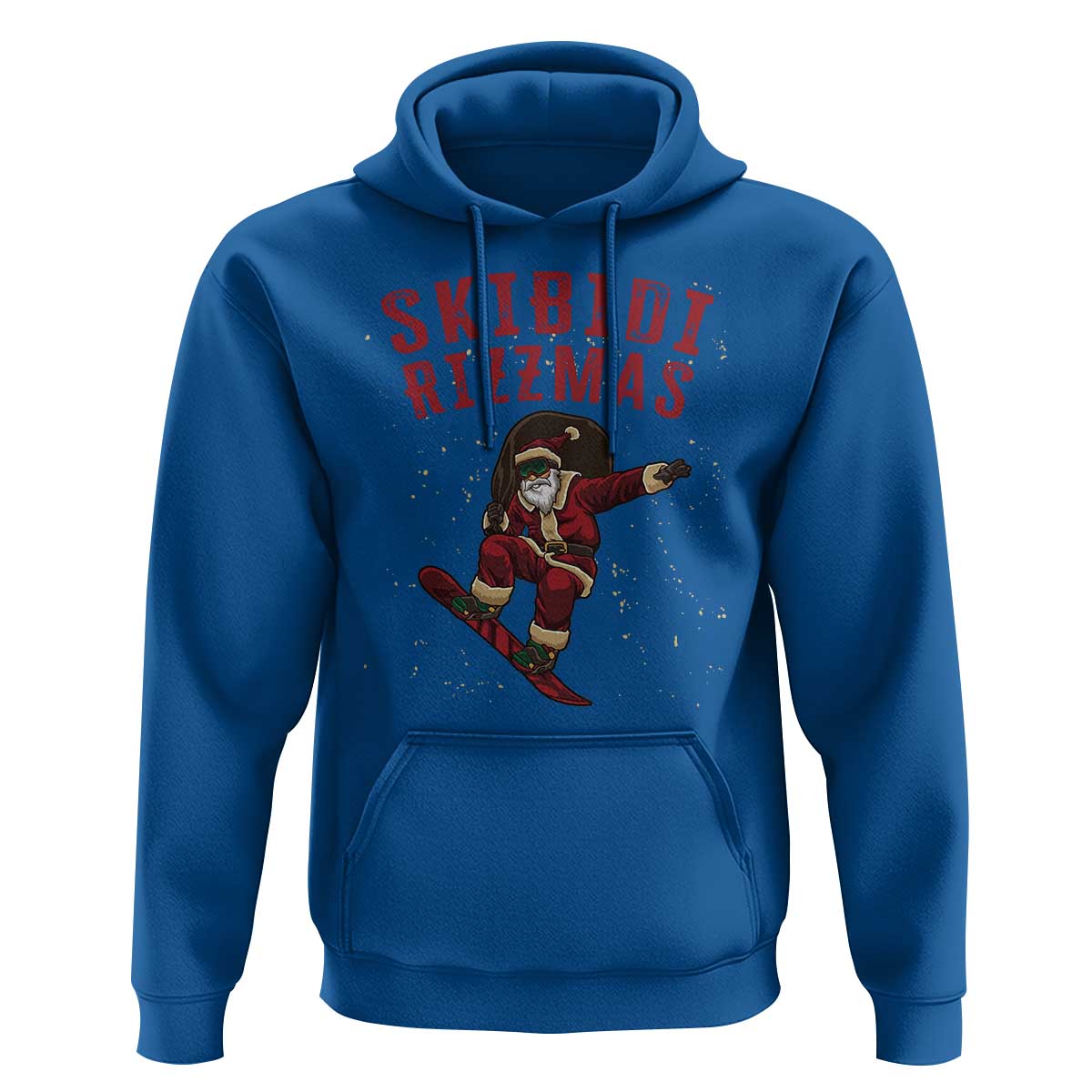 Skibidi Rizzmas Christmas Hoodie Rizz Santa Claus Skater Skateboard Skateboarder Kid Cool