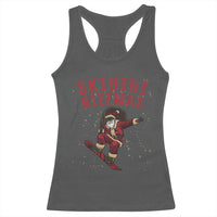 Skibidi Rizzmas Christmas Racerback Tank Top Rizz Santa Claus Skater Skateboard Skateboarder Kid Cool