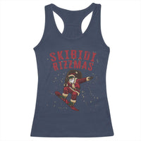 Skibidi Rizzmas Christmas Racerback Tank Top Rizz Santa Claus Skater Skateboard Skateboarder Kid Cool