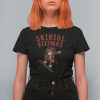 Skibidi Rizzmas Christmas T Shirt For Women Rizz Santa Claus Skater Skateboard Skateboarder Kid Cool - Wonder Print Shop