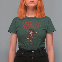 Skibidi Rizzmas Christmas T Shirt For Women Rizz Santa Claus Skater Skateboard Skateboarder Kid Cool - Wonder Print Shop