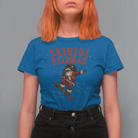 Skibidi Rizzmas Christmas T Shirt For Women Rizz Santa Claus Skater Skateboard Skateboarder Kid Cool - Wonder Print Shop