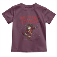 Skibidi Rizzmas Christmas Toddler T Shirt Rizz Santa Claus Skater Skateboard Skateboarder Kid Cool
