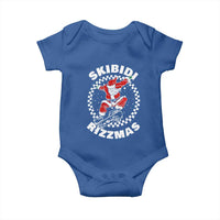 Skibidi Rizzmas Christmas Baby Onesie Rizz Skateboarding Santa Claus Skater Skateboard Skateboarder