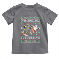 Possum Christmas Toddler T Shirt Overstimulated But Festive Ugly Christmas