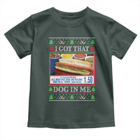 I Got That Dog in Me Ugly Christmas Toddler T Shirt Keep 150 Dank Meme Hot Dog Combo