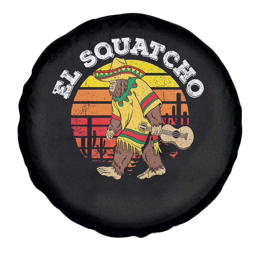 El Squatcho Bigfoot Spare Tire Cover Mexican Sasquatch Cinco De Mayo
