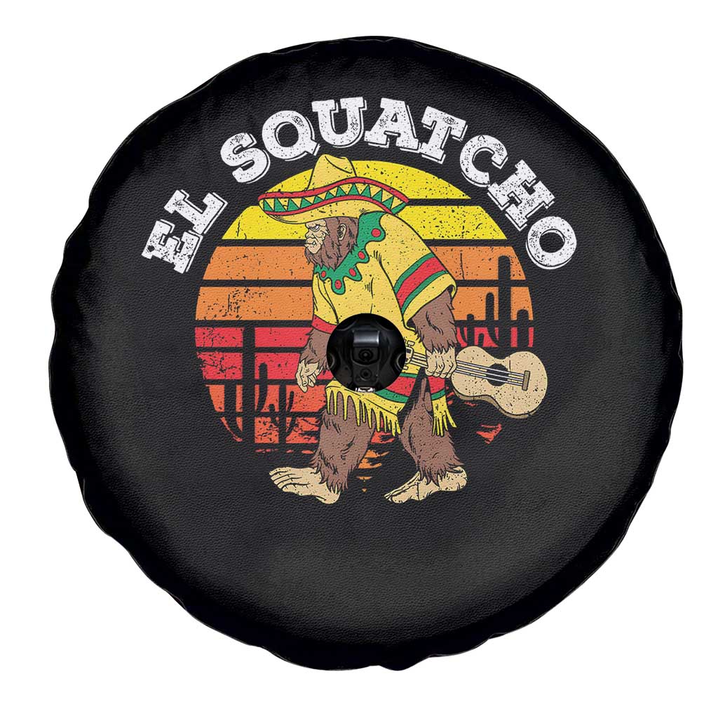 El Squatcho Bigfoot Spare Tire Cover Mexican Sasquatch Cinco De Mayo