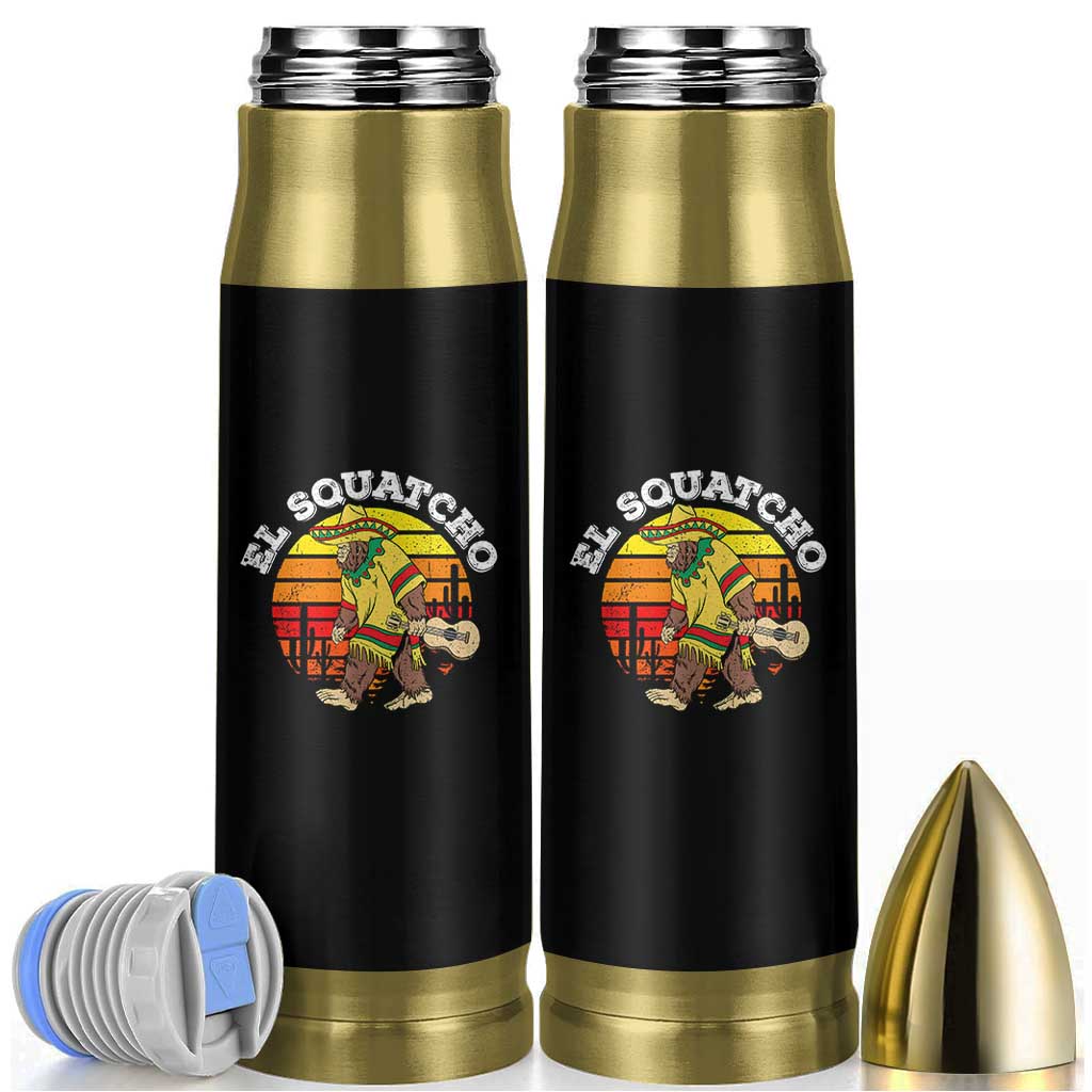 El Squatcho Bigfoot Bullet Tumbler Mexican Sasquatch Cinco De Mayo