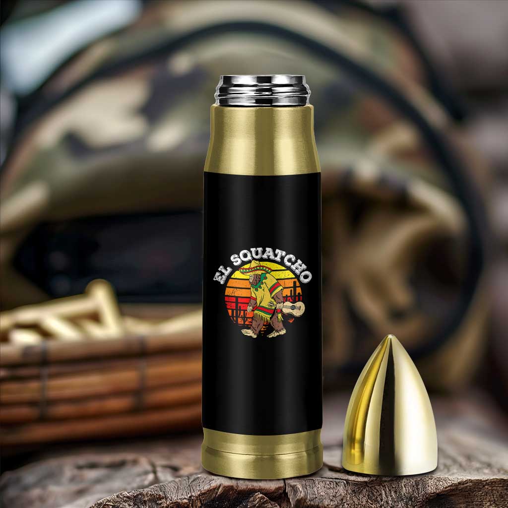 El Squatcho Bigfoot Bullet Tumbler Mexican Sasquatch Cinco De Mayo