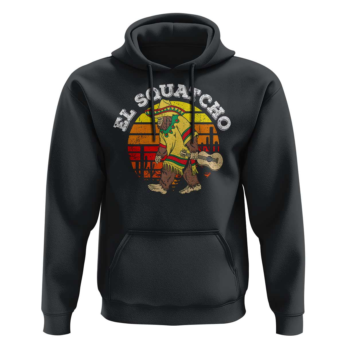 El Squatcho Bigfoot Hoodie Mexican Sasquatch Cinco De Mayo