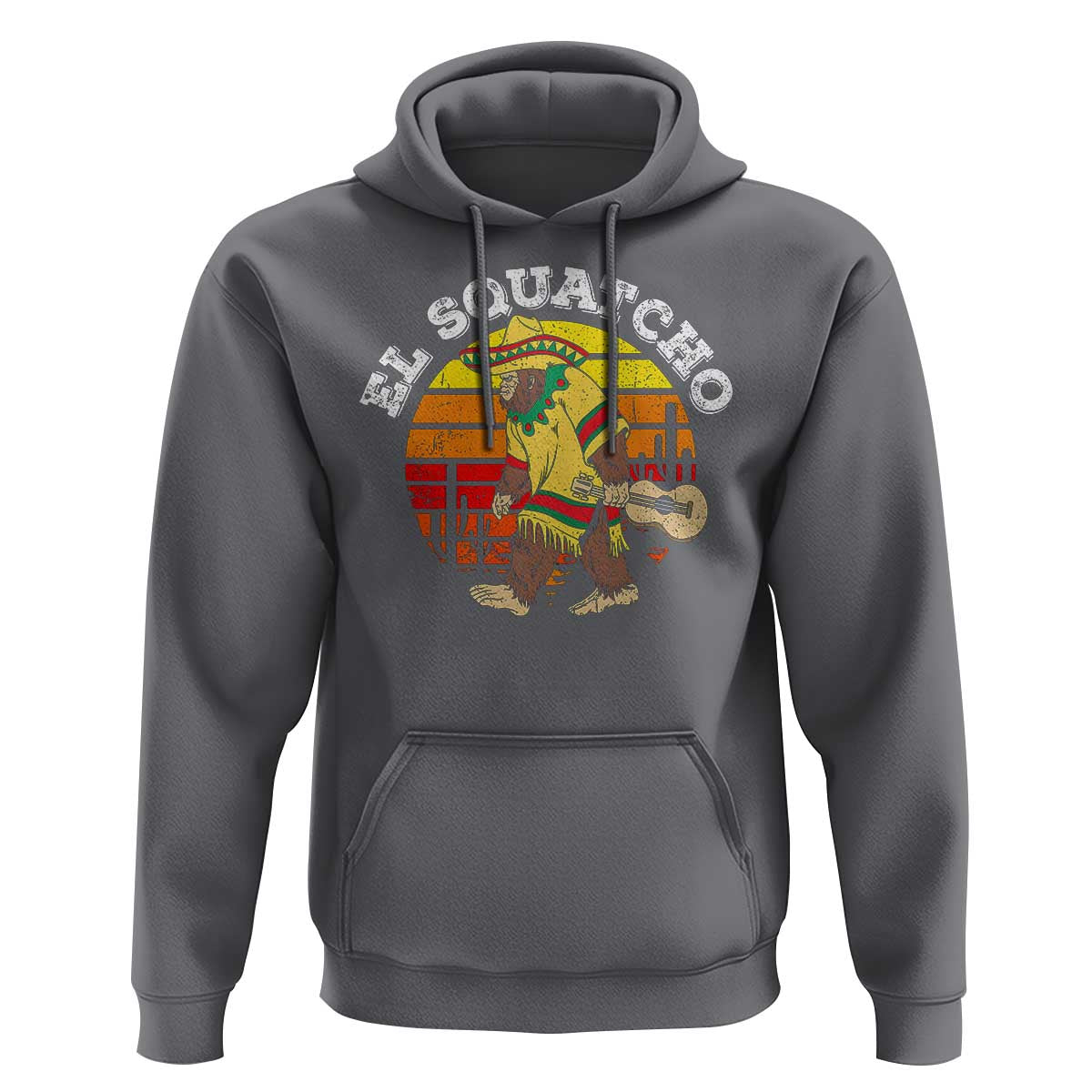 El Squatcho Bigfoot Hoodie Mexican Sasquatch Cinco De Mayo