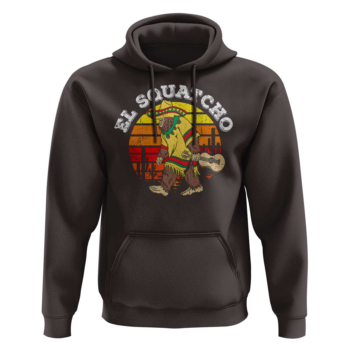 El Squatcho Bigfoot Hoodie Mexican Sasquatch Cinco De Mayo