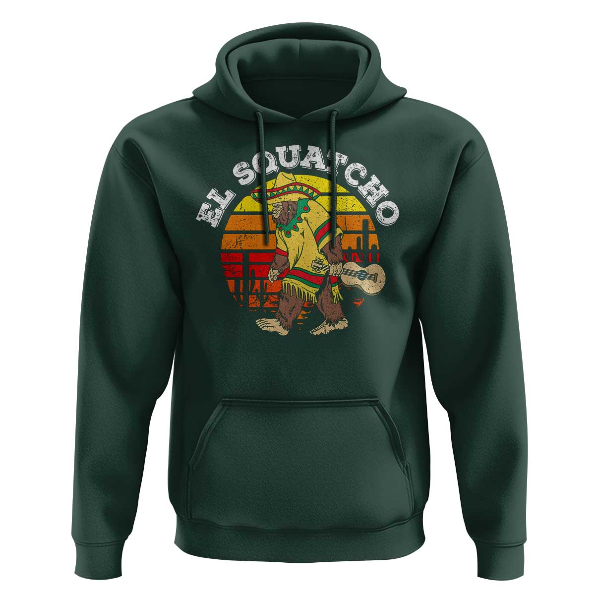 El Squatcho Bigfoot Hoodie Mexican Sasquatch Cinco De Mayo
