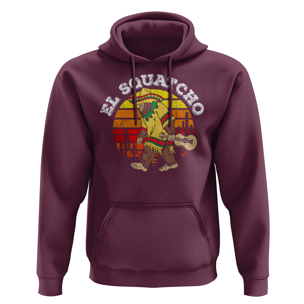 El Squatcho Bigfoot Hoodie Mexican Sasquatch Cinco De Mayo