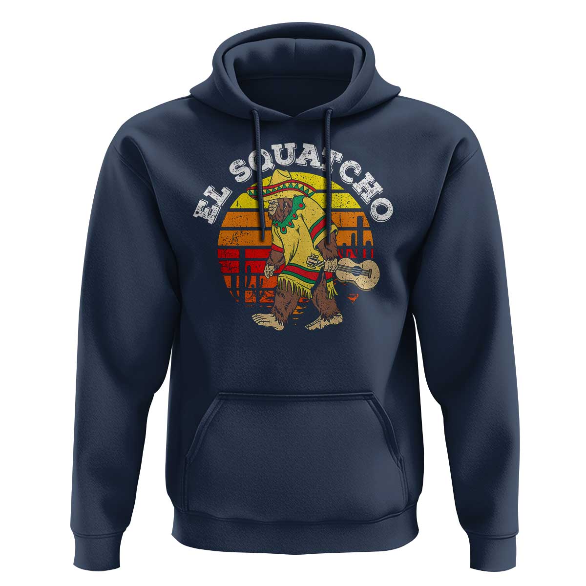 El Squatcho Bigfoot Hoodie Mexican Sasquatch Cinco De Mayo