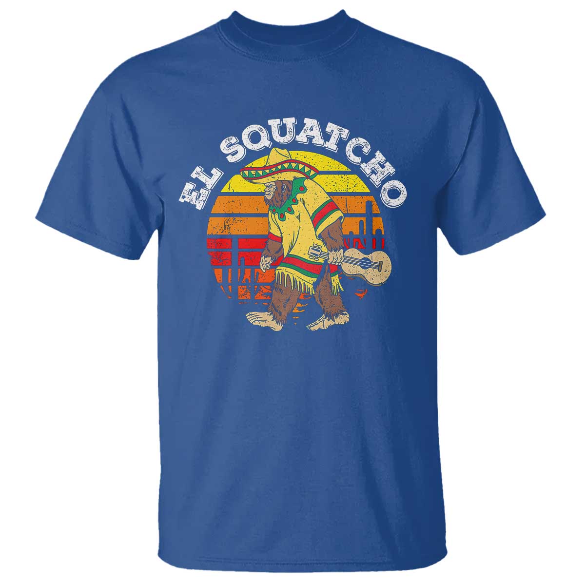 El Squatcho Bigfoot T Shirt Mexican Sasquatch Cinco De Mayo - Wonder Print Shop