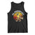 El Squatcho Bigfoot Tank Top Mexican Sasquatch Cinco De Mayo