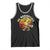 El Squatcho Bigfoot Tank Top Mexican Sasquatch Cinco De Mayo
